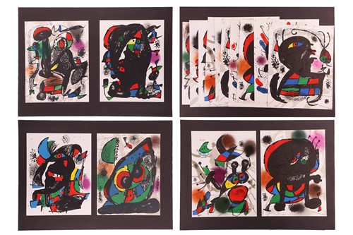 Lot 26 - After Joan Miró Lithograph V (from Maeght...