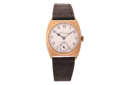 Lot 266 - Thomas Russell & Son 9ct Gold Wrist Watch...