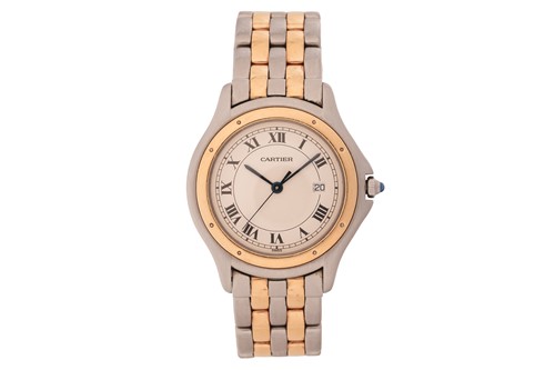 Lot 273 - Cartier Cougar Wrist Watch Reference: 187904...