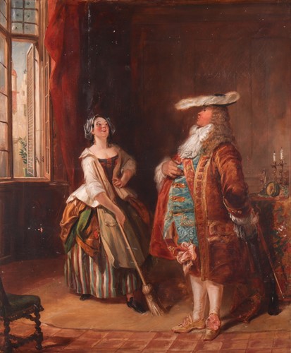 Lot 49 - Thomas Musgrave Joy (British 1812-1866) Scene...