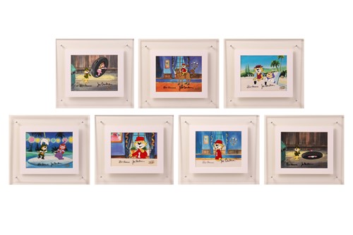 Lot 120 - Seven original hand-painted limited production...