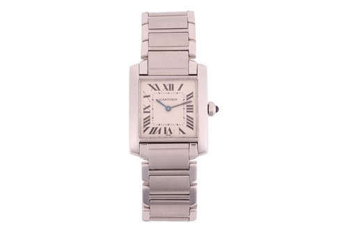 Lot 400 - Cartier Tank Francaise Wristwatch Reference:...