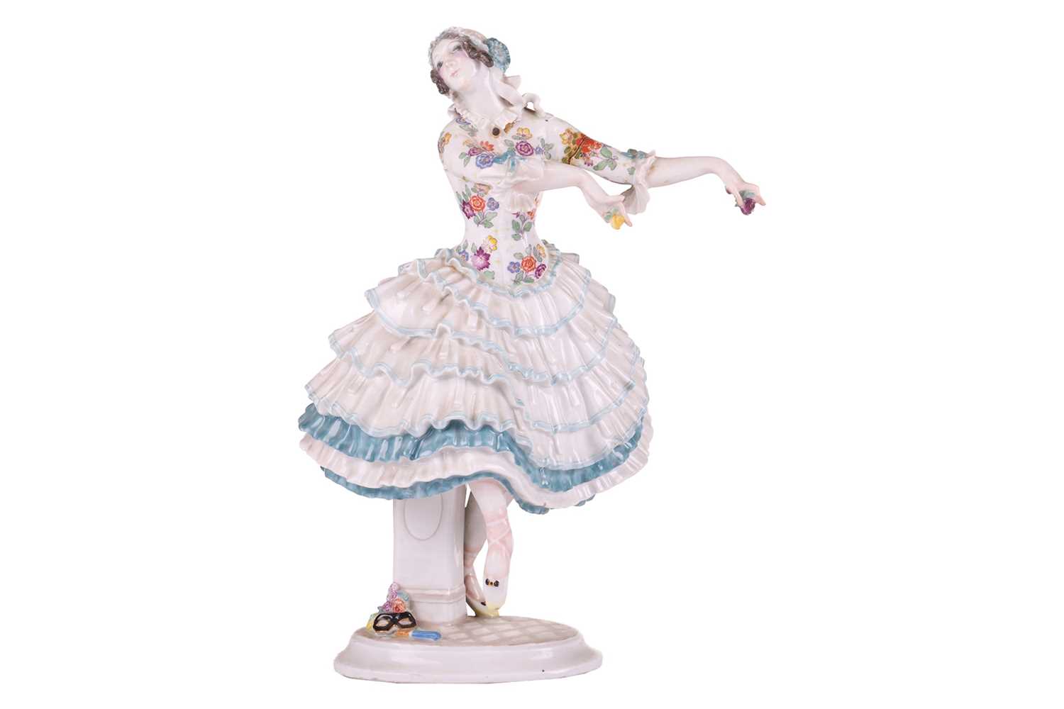 Lot 16 - Meissen: Chiarina from the Ballets Russes in...