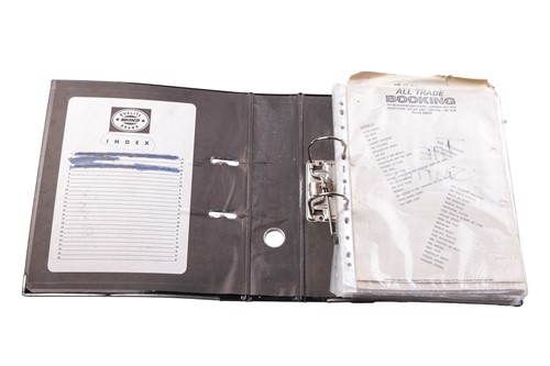 Lot 75 - The Smiths: a folder containing an interesting...