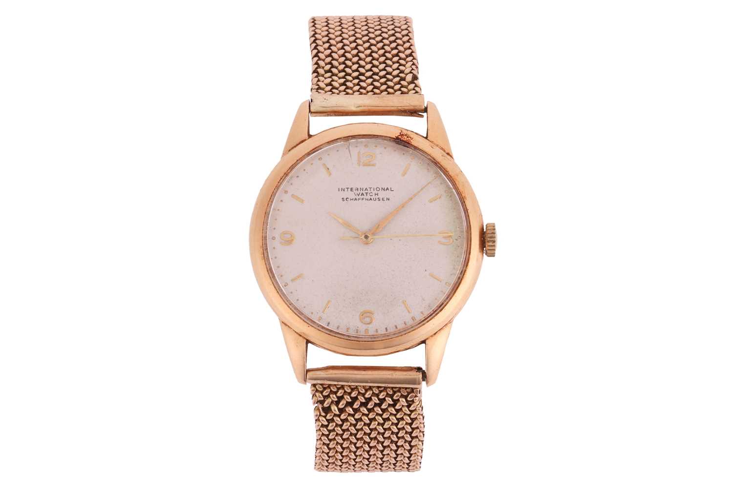 Lot 356 - IWC Schaffhausen ‘18K’ Wrist Watch Reference:...