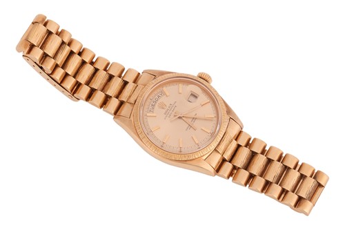 Lot 406 - Rolex 18ct Gold Day-Date Wristwatch Reference:...