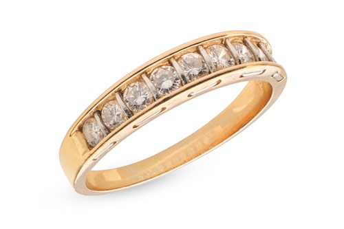 Lot 195 - Cartier - a 'Serenade' diamond-set half hoop...