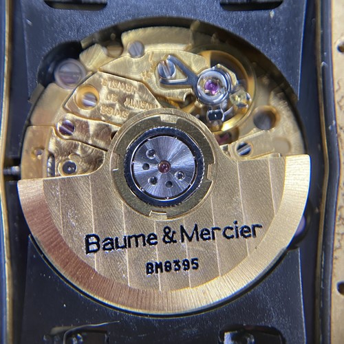 Lot 380 - Baume & Mercier 18ct Gold Hampton Wristwatch...