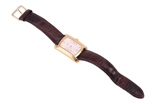 Lot 380 - Baume & Mercier 18ct Gold Hampton Wristwatch...