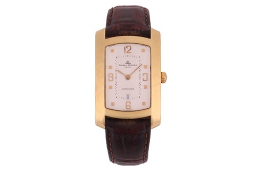 Lot 380 - Baume & Mercier 18ct Gold Hampton Wristwatch...