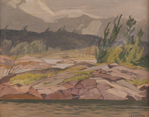 Lot 19 - Alfred Joseph Casson (Canadian 1898-1992) Byng...