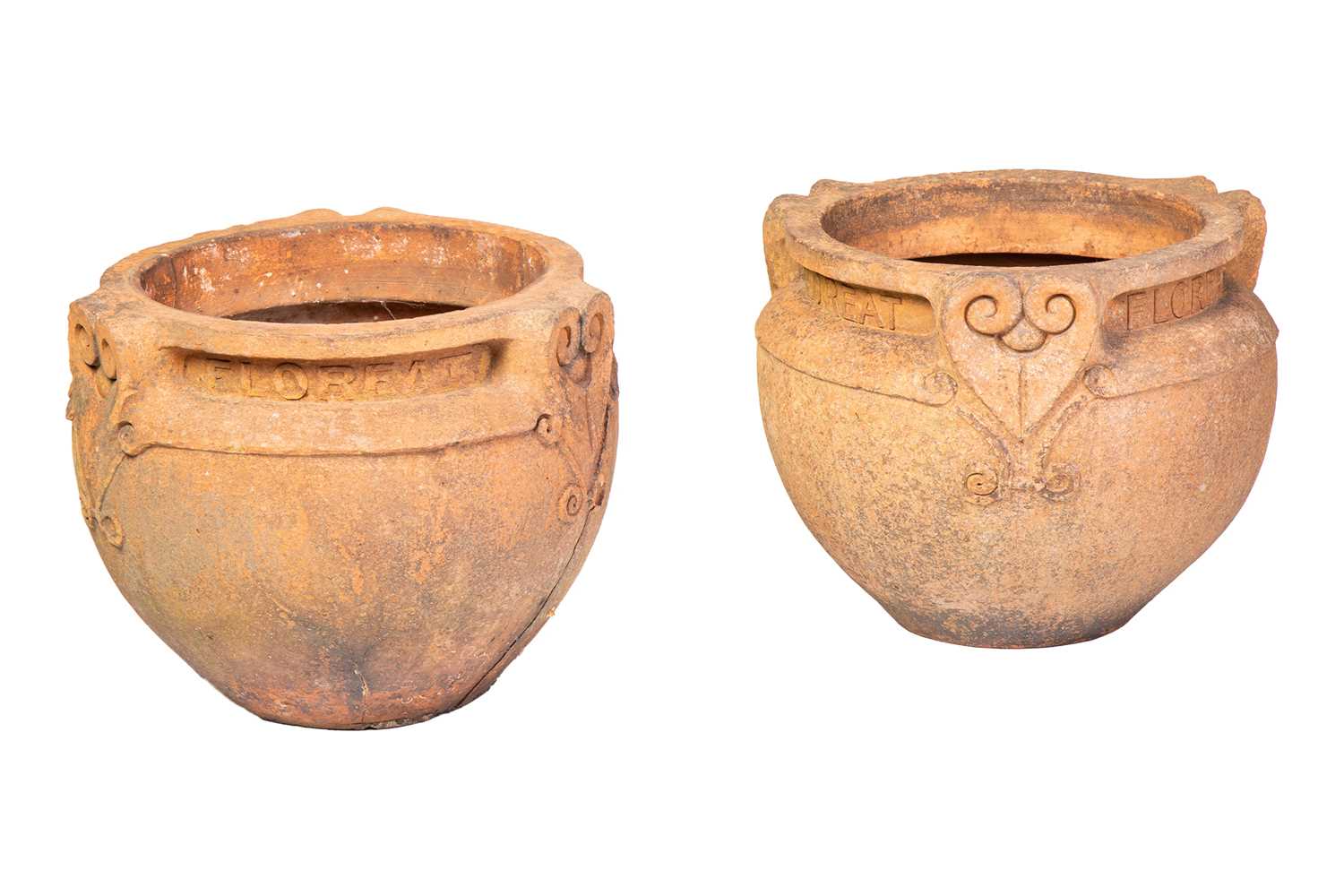 Lot 21 - A pair of large Compton Pottery Floreat or...