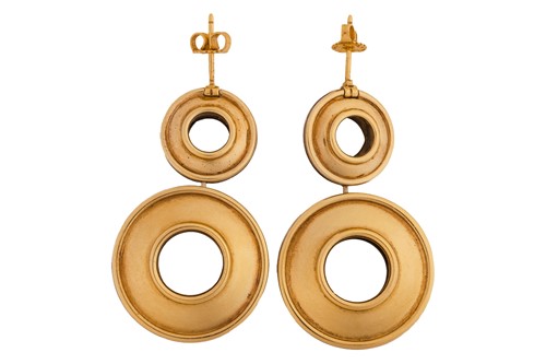 Lot 64 - Tiffany & Co. - a pair of 'Magic Disc'...