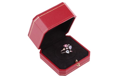 Lot 158 - Cartier - a 'Meli Melo' gem-set ring in...