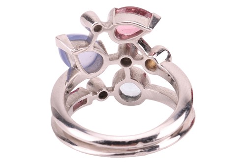Lot 158 - Cartier - a 'Meli Melo' gem-set ring in...