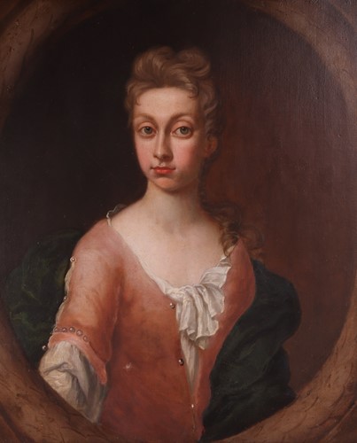 Lot 145 - Follower of Sir Godfrey Kneller Portrait of a...
