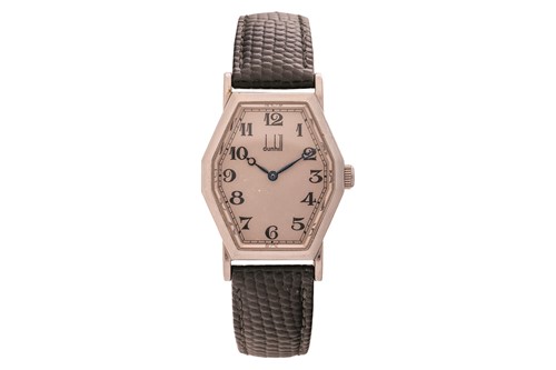 Lot 337 - Dunhill - An Octagonal Wristwatch Reference:...