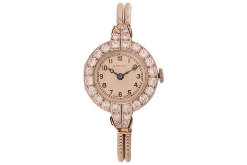 Lot 390 - Vertex Diamond-set Dress Watch Reference:...