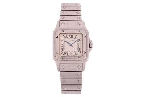 Lot 409 - Cartier Santos Galbée Wristwatch Reference:...