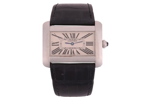 Lot 402 - Cartier Tank Divan Wristwatch Reference: 2600...