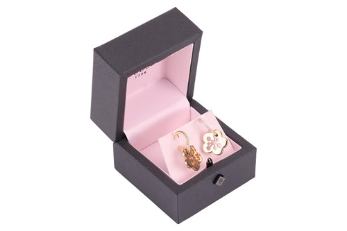 Lot 98 - Boodles - a pair of "Blossom" drop earrings in...