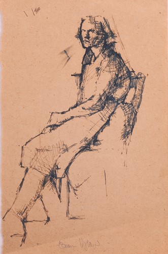 Lot 38 - Euan Uglow (British 1932-2000) Study of a Nude...