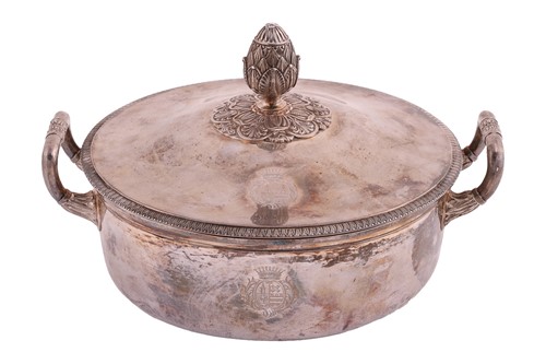 Lot 483 - An early 19th century French silver vegetable...