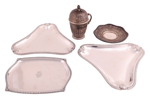 Lot 446 - A pair of early 20th century French silver...