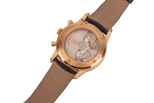 Lot 354 - Tiffany & Co 18ct Rose Gold CT60 Chronograph...