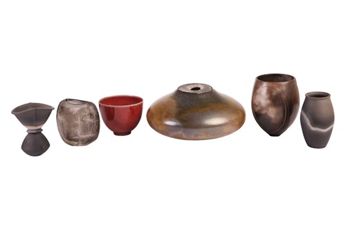 Lot 26 - Rupert Spira (b.1960), a red-glazed studio...