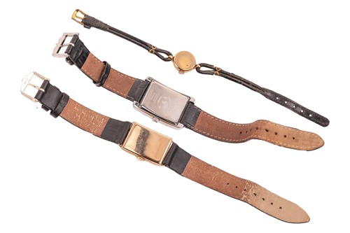 Lot 367 - Three watches; The first a Girard Perregaux...