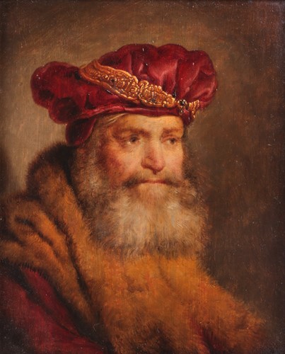 Lot 143 - After Rembrandt van Rijn Bearded man in a...