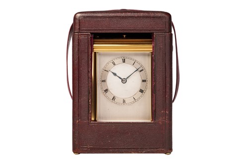 Lot 87 - Drocourt of Paris; a large 8-day, Gorge cased,...