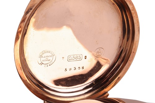 Lot 386 - A Lange & Sohne, Glashütte – A Quarter...