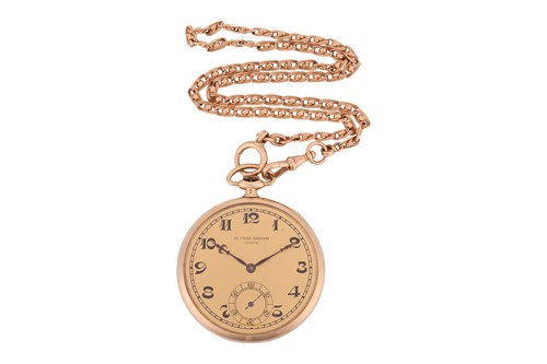 Lot 412 - Ulysse Nardin – A ‘14K’ open-face pocket watch...
