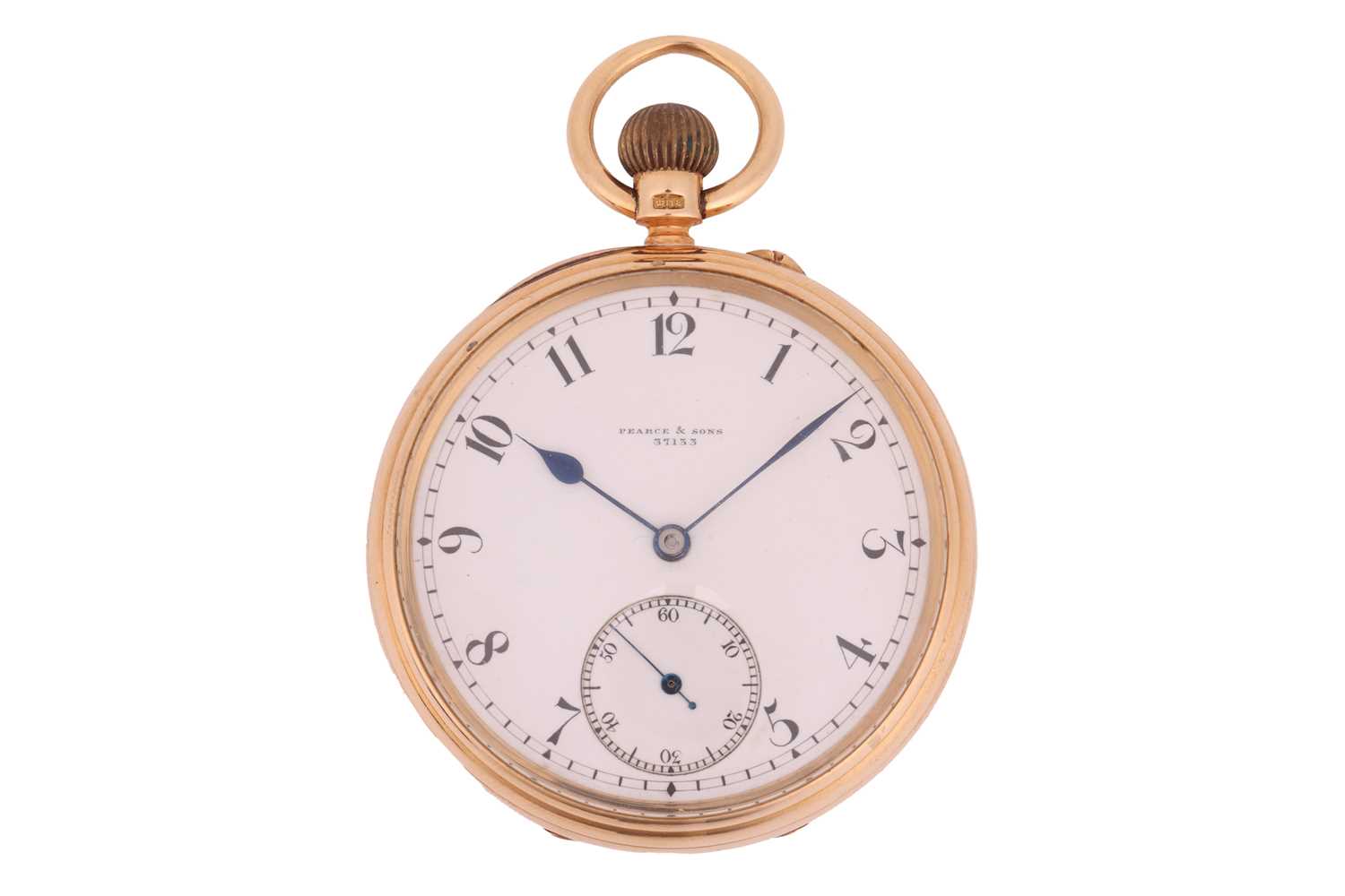 Lot 413 - Pearce & Sons – An 18ct Gold open-face pocket...