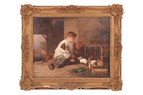 Lot 40 - William Malbon (British, 1805 - 1877), Feeding...