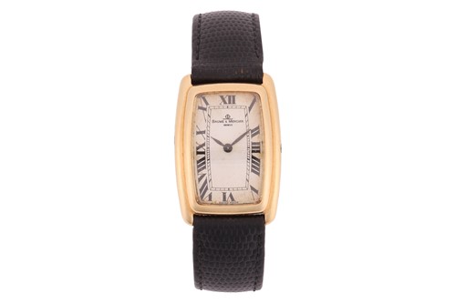 Lot 377 - Baume & Mercier 18ct Gold Wristwatch Reference:...