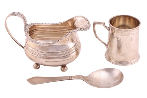 Lot 439 - A small collection of silver items; to include...