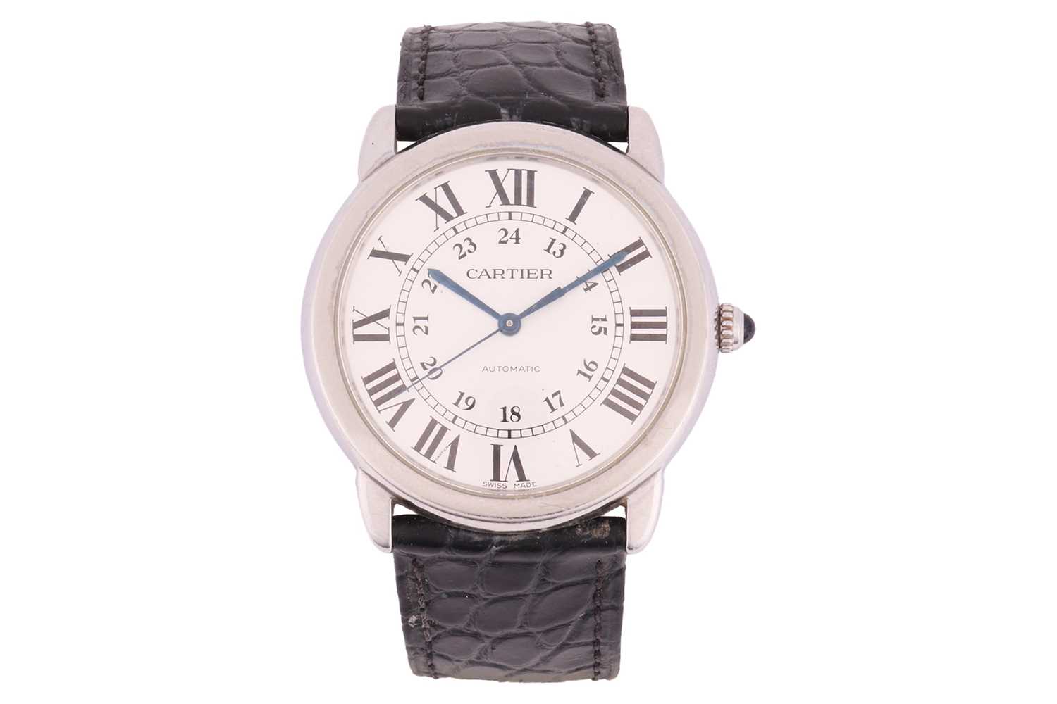 Lot 379 - Cartier Ronde Solo Reference: 3939 Serial:...