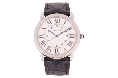 Lot 379 - Cartier Ronde Solo Reference: 3939 Serial:...