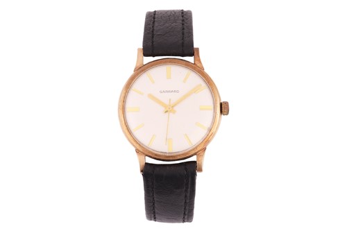 Lot 356 - Garrard Gentleman’s 9ct Gold Wristwatch Serial:...