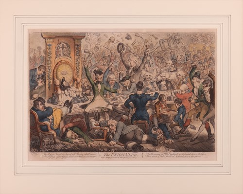 Lot 133 - James Gillray (British 1757-1815) The Union...