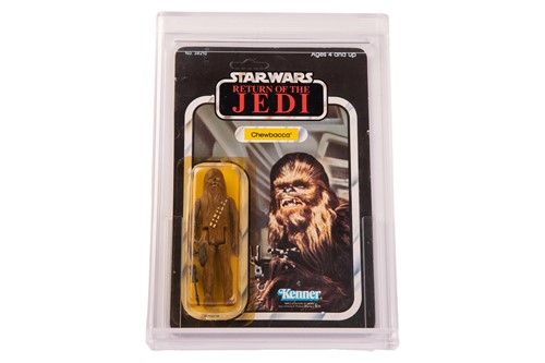 Lot 66 - Star Wars: a vintage Kenner Chewbacca carded...
