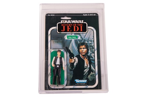 Lot 77 - Star Wars: a rare vintage and graded Kenner...