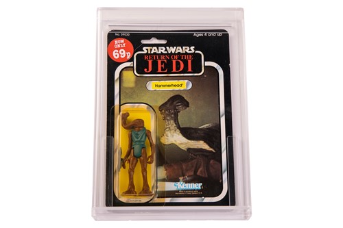 Lot 79 - Star Wars: a vintage Kenner Hammerhead carded...