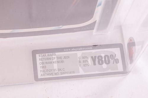 Lot 89 - Star Wars: a vintage 80% Graded Palitoy Ben...