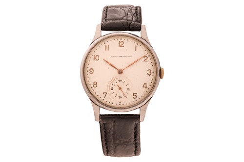 Lot 384 - International Watch Co Gentleman’s Stainless...