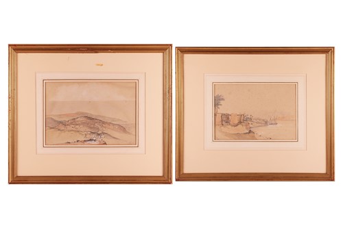 Lot 41 - British School, 19th century A View of Esna,...