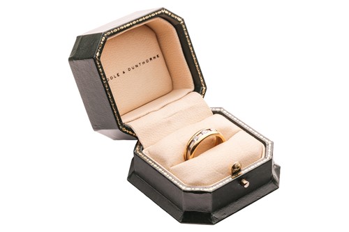 Lot 288 - Boodle & Dunthorne - a two-toned Amaré ring in...